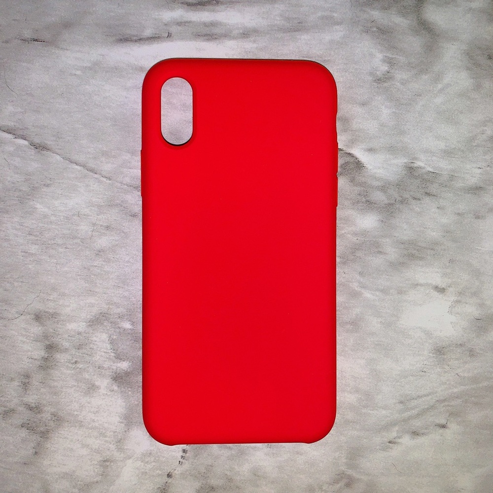 Bright Red iPhone X Case